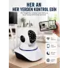 AsilTech LED Aydınlatmalı 5 Antenli Motorlu 1080P Wifi Kamera Sensörlü Yeni Nesil