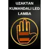 AsilTech Led Işık El İşareti Araç Camı İçin Uzaktan Kumandalı