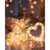 AsilTech LED Kalp Neon Lamba Dekoratif Romantik Gece ve Ortam Işığı