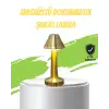 AsilTech LED Masa Lambası 3 Renk Ayarlı Şarjlı Kablosuz Modern Tasarım