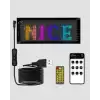 AsilTech LED Matrix Piksel Panel Işığı USB Uygulama Kontrollü Kaydırmalı Yazı Ekranı