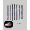 AsilTech LED Yağmur Işığı Seti 10 Adet Meteor Çubuk Aydınlatma