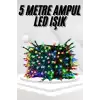 AsilTech Ledli Fişli Led Dekor Lambası 5M RGB Yılbaşı Ağacı Işığı