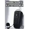 AsilTech Makaralı Bluetooth Kulaklık Çağrı Cevaplama Kablolu Uzun Pil Ömrü