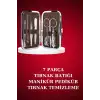 AsilTech Manikür Pedikür Seti 7 Parça Tırnak Makası Kaş Makası Cımbız Çantalı