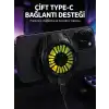 AsilTech Manyetik Bağlantılı Çift Type-C Girişli Telefon Soğutucu
