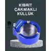 AsilTech Masa Üstü Çakmaklı Küllük Paslanmaz Metal Gövde
