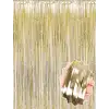 AsilTech Mat Altın Püsküllü Kapı Perdesi