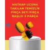 AsilTech Matkap Ucu Temizlik Aparatı 3’lü Fırça Seti