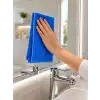 AsilTech MAVİ KARELİ BEZ