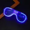 AsilTech Mavi Led Işıklı Parti Gözlüğü - Neon 3 Modlu