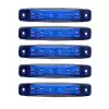 AsilTech Mavi Parmak Led Dorse Lamba 6 Ledli 12-24V 5li
