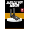 AsilTech Mbps Wifi Alıcı Kablosuz Wifi Adaptörü Çift Band Çift Antenli