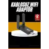AsilTech Mbps Wifi Alıcı Kablosuz Wifi Adaptörü Çift Band Çift Antenli Yeni Nesil