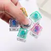 AsilTech Mekanik Switch Klavye Stres Çarkı - Renkli Tuşlu Fidget Oyuncak