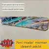 AsilTech Mermer Desenli Yapışkanlı Askılık
