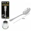 AsilTech Metal Servis Kaşığı - 21 cm - Krom Renk