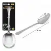 AsilTech Metal Servis Kaşığı - 25 cm - Krom Renk