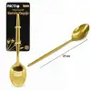 AsilTech Metal Servis Kaşığı - Gold Renk - 27 cm