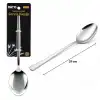 AsilTech Metal Servis Kaşığı - Krom Renk - 27 cm