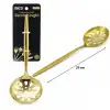 AsilTech Metal Servis Kevgiri - 27 cm - Gold Renk