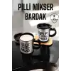 AsilTech Mikser Kupa Yazılı Mug Bardak Karıştırma Özelliği