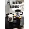 AsilTech Mikser Kupa Yazılı Mug Bardak Karıştırma Özelliği