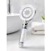 AsilTech Mineral Taşlı Filtreli Duş Başlığı Güçlü Su Basınçlı Banyo Başlığı