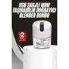 AsilTech Mini Doğrayıcı Rondo Taşınabilir Mini El Blender Paslanmaz Çelik