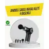 AsilTech Mini Masaj Tabancası 4 Başlık 6 Hız Ayarlı