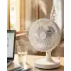 AsilTech Mini Masaüstü Vantilatör Sessiz Çalışan 2 Kademeli Fan Otomatik Salınımlı