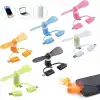 AsilTech Mini Telefon Fanı - Lightning - Type-C - Micro USB Girişli - Sessiz