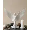 AsilTech Minimalist Melek İnsan Figürlü 3D Heykel Dekoratif Biblo Ev Dekoru
