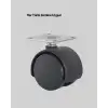 AsilTech Mobilya Tekerleği 6 cm Kilitsiz Tekli Satış