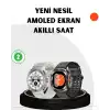AsilTech Modern Akıllı Saat Kablosuz Şarj Sosyal Medya Bildirimli