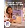 AsilTech Mor Otomatik Para Girişli Elektronik Şifreli Kumbara