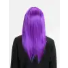 AsilTech Mor Renk Düz Kesim Peruk