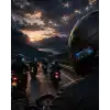 AsilTech Motosiklet Kaskı İçin Bluetooth Kulaklık Hands Free Çağrı Özellikli