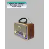 AsilTech Nostalji Bluetooth Radyo FM AM SW Ahşap Eskitme Tasarım Yeni Nesil