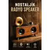 AsilTech Nostaljik Görünümlü Bluetooth Bağlantılı Speaker
