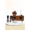 AsilTech Nostaljik Radyo Bluetooth Bağlantılı Şarjlı Yüksek Ses Kaliteli