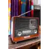 AsilTech Nostaljik Radyo USB,AUX Ve SD Kart Girişli Bluetooth Bağlantılı