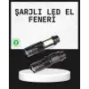 AsilTech Odak Ayarlı 2000 Lümen Şarjlı LED El Feneri
