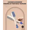 AsilTech Otomatik Temizlenen Ergonomik Saç Tarağı – Masaj Başlıklı