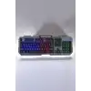AsilTech Oyuncu Klavyesi Q Klavye RGB Işıklı Mouse Hediyeli