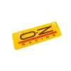 AsilTech O.Z Racing Sarı Dekor Plaka Vantuzlu Cam Süsü 22x7.5cm
