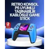 AsilTech P5 Retro GamePad | 520 Klasik Oyunlu Mini Oyun Konsolu