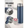 AsilTech Paslanmaz Çelik 3’lü Termos Seti Vakumlu ve 8 Saat Isı Koruma