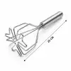 AsilTech Patates Ezici - Kalp Şekilli - Paslanmaz Çelik - 26 cm Uzunluk