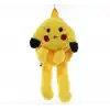 AsilTech Peluş Işıklı Oynar Kulaklı Pikachu Sırt Çantası